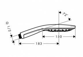 HANSGROHE RAINDANCE SELECT 150 Air 3jet